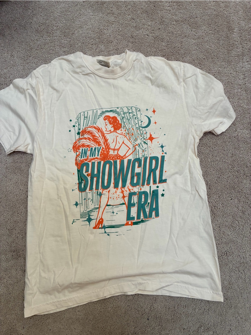 Taylor Swift-inspired shirt cream size M